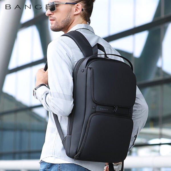 New Backpack Men's Waterproof Backpack Business Function Men's Bag Computer Leisure School Bag Backpack - Image 3
