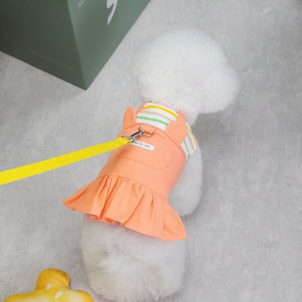 New striped patchwork skirt for pet products - Image 3