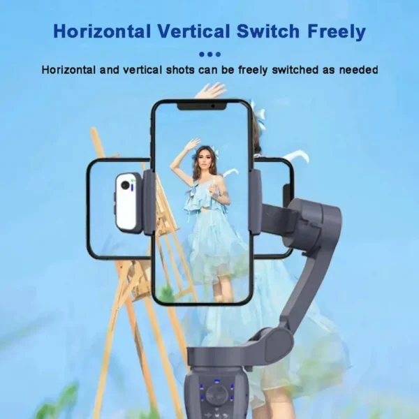 F12 mobile phone 3-axis anti shake stabilizer Tiktok live broadcast camera PTZ AI intelligent tracking face recognition - Image 2