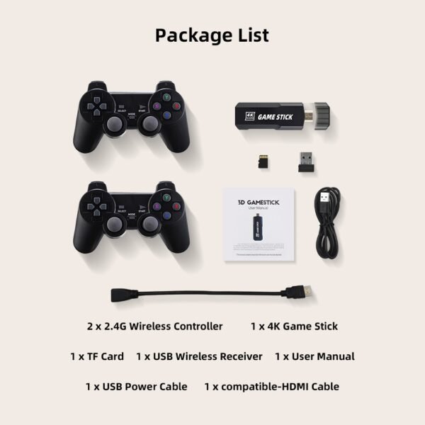 Home TV game console PSP/N64/NDS/DC/PS1 gaming Y5 lite wireless retro game console - Image 4