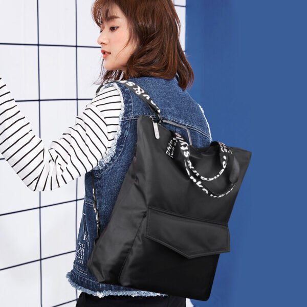 Tote bag college waterproof multi function school bag handbag all match student backpack