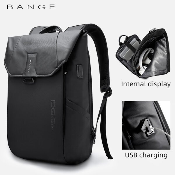 New Backpack Men's Business Backpack Men's Computer School Bag College Student Backpack - Image 4