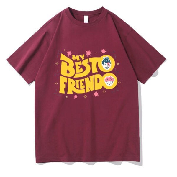 Jujutsu Kaisen My Best Friend Aoi Short Sleeve Simple Casual T-Shirt - Image 7