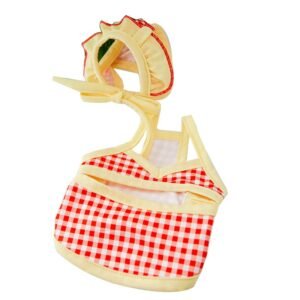 Pet swimsuit cat shapewear with swimming cap one piece suspender bikini dog vest swimsuit