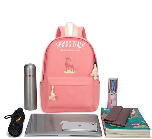 New creative oxford cloth middle school student bag primary school student backpack anime backpack - Image 3