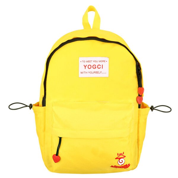New junior high school students all match color matching schoolbag youth literary leisure backpack - Image 6