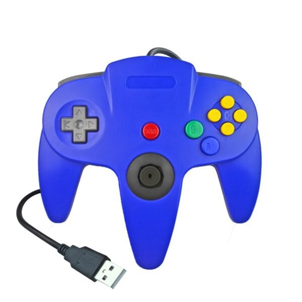 N64 USB wired game controller N64 appearance PC controller retro classic game console appearance controller - Image 2