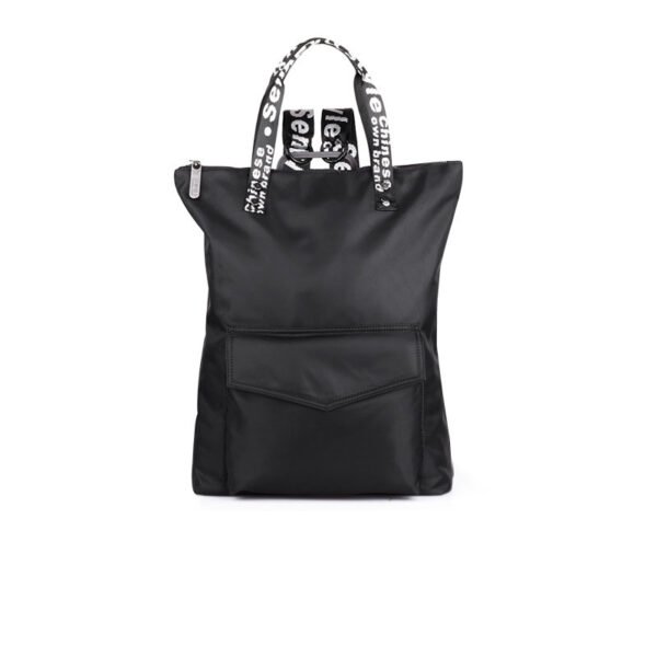 Tote bag college waterproof multi function school bag handbag all match student backpack - Image 2