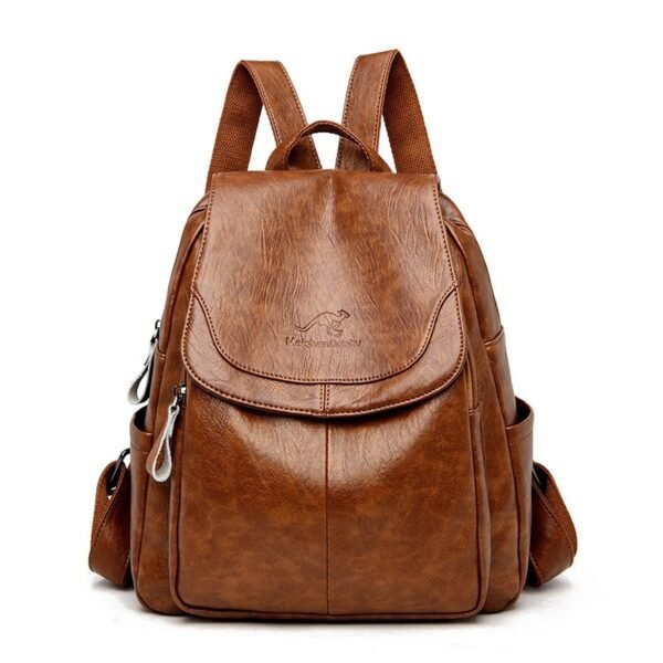 Backpack Women's Fashionable Travel Bag Trendy College Student Backpack - Image 8