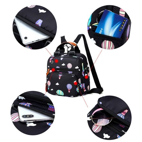 Baby Diaper Bag Mummy Maternity Travel Balloon Printing Backpack Large Capacity Newborn Nursing Milk Bottle Keep Warm Bag - Image 4