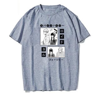 Short Sleeve SPYxFAMILY Family Game Twilight Lloyd Forger Thorn Princess Yor Forger T-Shirt