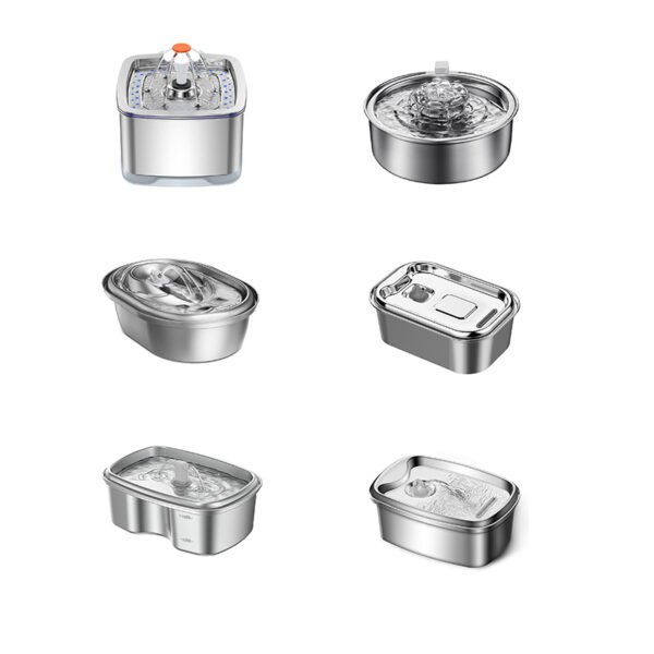 Stainless Steel Smart Pet Water Dispenser with Automatic Circulation and Filtration, Large Capacity Feeder for Cats and Dogs - Image 4