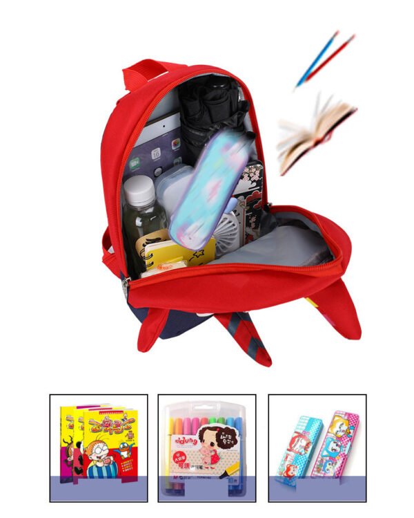 New type backpack kindergarten cartoon digital printing backpack lightweight children's burden relief ridge protection backpack - Image 3