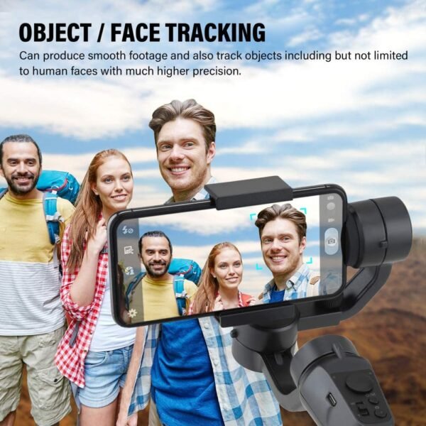 Three-axis handheld gimbal F6 stabilizer mobile phone three-axis stabilizer intelligent anti shake outdoor live streaming stand - Image 3