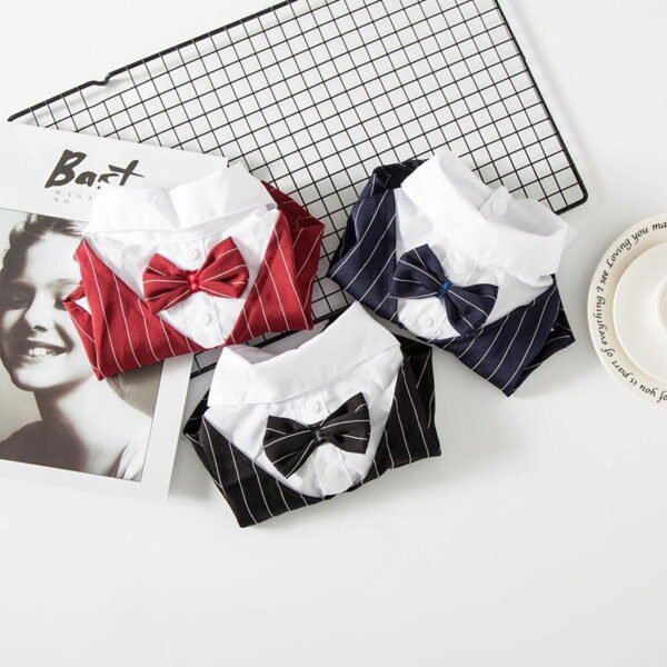 Pet Dog Suit Summer Thin Teddy Suit Shirt Suit Wedding Dress Dog Cat Spring Summer Clothes - Image 3