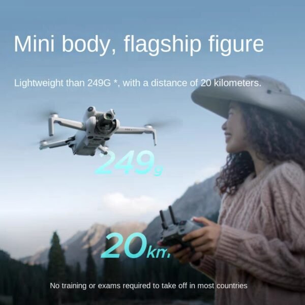 DJI Mini 4 Pro, an all-in-one mini aerial camera from DJI, is an entry-level drone that intelligently follows panoramic shooting - Image 2