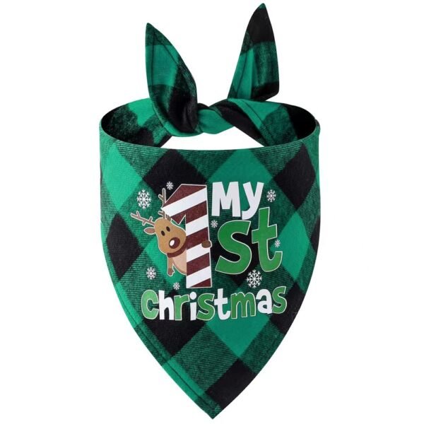 Christmas Day Border Protection Pet Small, Medium, and Large Dogs, Dogs, Cats, Teddy Triangular Towels, Water Jars - Image 14