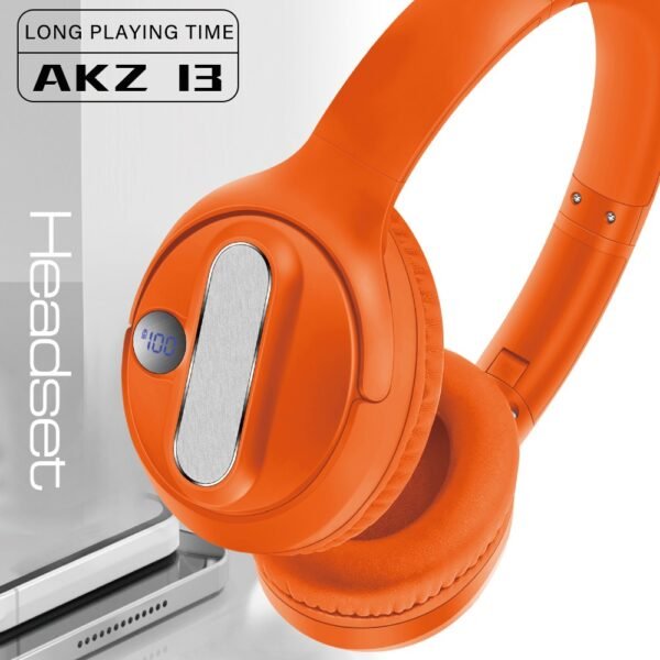 AKZ-13 wireless Bluetooth headset with battery level display and long battery life foldable - Image 8
