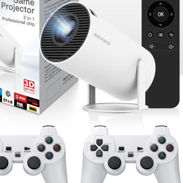 Game hot projector MAX300 portable 4k high-definition smooth with wireless controller - Image 2