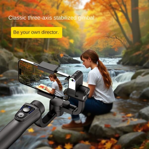 S5B classic handheld gimbal intelligent orthogonal three-axis anti shake phone stabilizer phone gimbal - Image 6