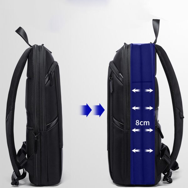 Backpack Ultra Thin Backpack Men's Expandable Large Capacity Business Multi-Function Computer Waterproof Backpack - Image 2