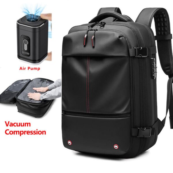 Air Tight Bags Valve Vacuum Compression Backpack system Expandable waterproof bagpack back pack travel laptop bag backpacks - Image 2