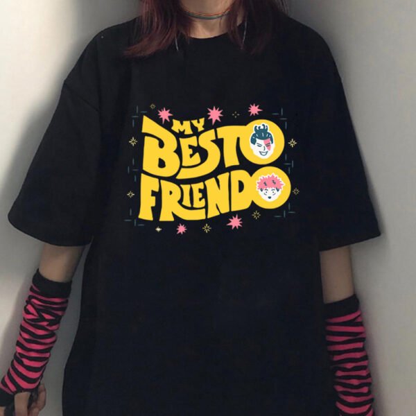 Jujutsu Kaisen My Best Friend Aoi Short Sleeve Simple Casual T-Shirt - Image 8
