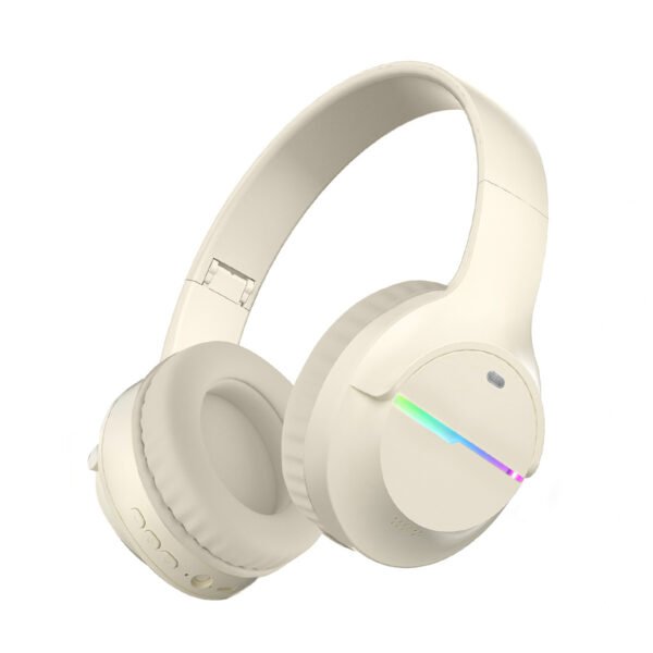 Head mounted wireless Bluetooth earphones with heavy bass M9 luminous sports game - Image 8