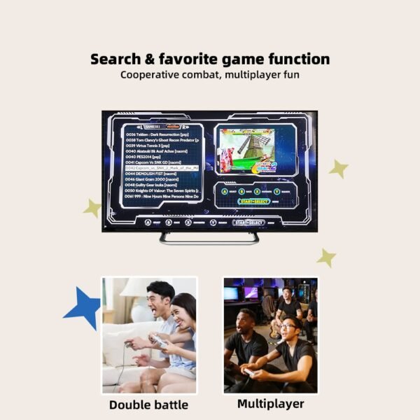 Home TV game console PSP/N64/NDS/DC/PS1 gaming Y5 lite wireless retro game console - Image 5