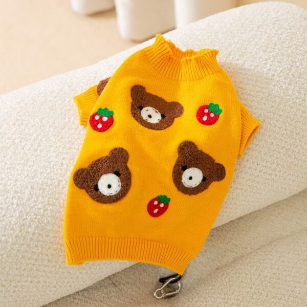 New Cute Cat Clothes Hair proof Autumn Puppet Kitten English Short Blue Cat Pet Autumn Winter Cat Sweater - Image 8
