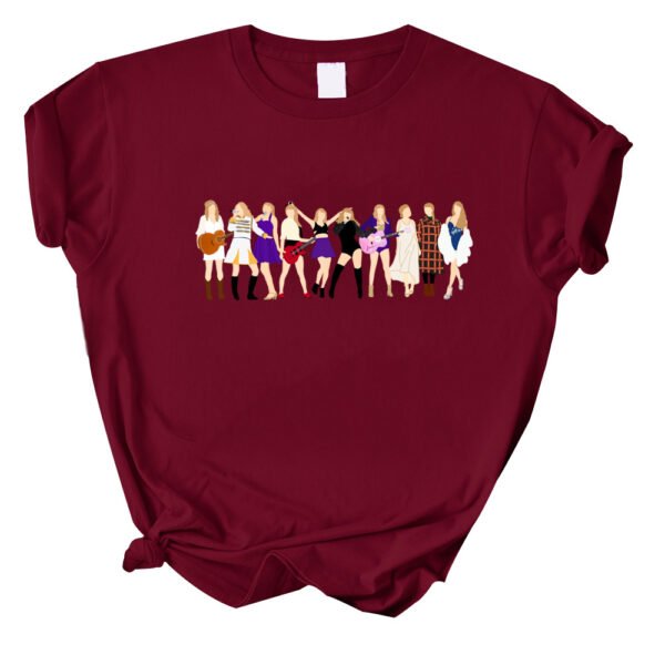 Casual Short sleeved Women's T-shirt Swift Midnights New Album - Image 2