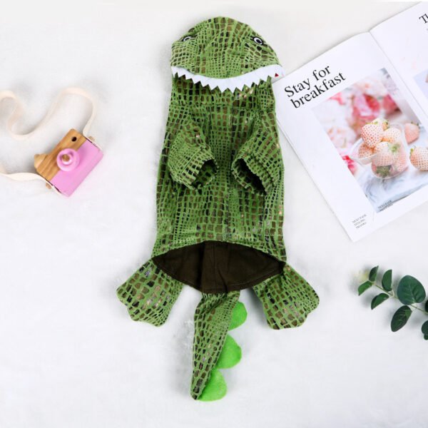 New Halloween Dog Crocodile Models Transforming Clothes Christmas Weird Pet Costumes Puppy Clothes - Image 6