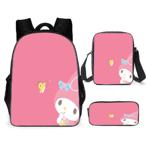 New Cartoon School Bag Printing Custom Bookbag High Quality Backpack Pencil Cases Kids Bags For Girls - Image 9