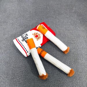 Ciga-rette-like Dog Toy, a Pet Self-entertainment Plush Toy that is Chew-resistant and Helps with Teething