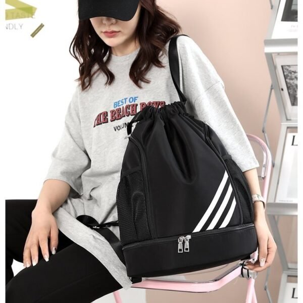 Sport Basketball Backpack Travel Outdoor Fitness Travel Sports Bag Basketball Pouch Hiking Climbing Backpack - Image 3