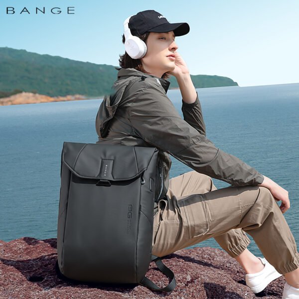 New Backpack Men's Business Backpack Men's Computer School Bag College Student Backpack - Image 6