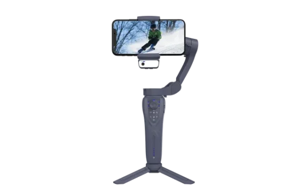 F12 mobile phone 3-axis anti shake stabilizer Tiktok live broadcast camera PTZ AI intelligent tracking face recognition
