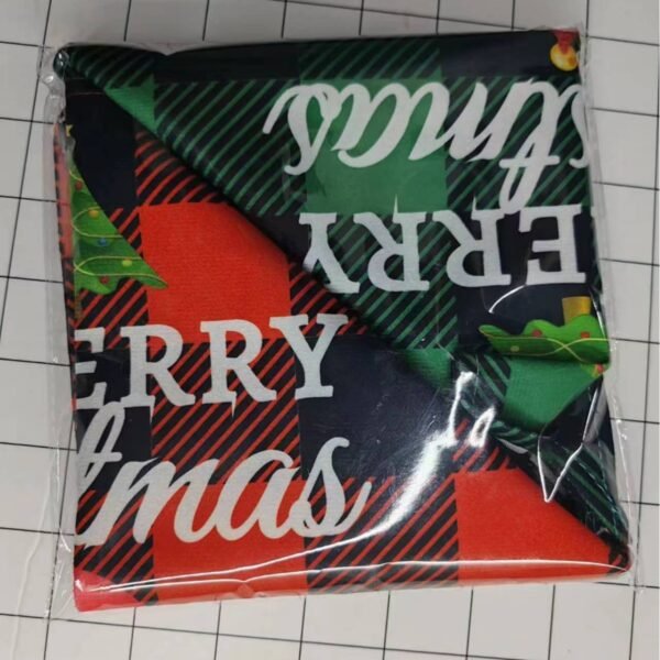 Christmas Day Border Protection Pet Small, Medium, and Large Dogs, Dogs, Cats, Teddy Triangular Towels, Water Jars - Image 18