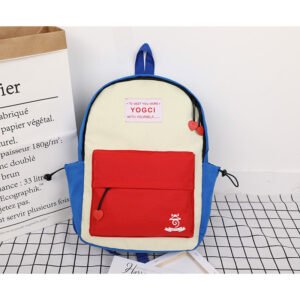 New junior high school students all match color matching schoolbag youth literary leisure backpack