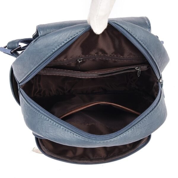 Backpack Women's Fashionable Travel Bag Trendy College Student Backpack - Image 11