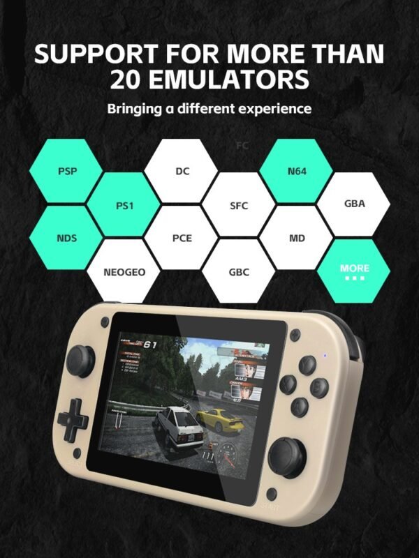 M17 handheld game console 3D home TV game console PSP arcade 4K HD PS1 handheld console - Image 3