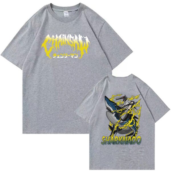 Chainsaw Man Denji Pochita Short Sleeve - Image 5