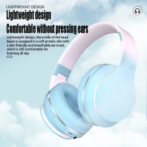DR56 Headset Wireless Bluetooth Headset Children's Online Game Class Call E-sports Headset New Gradient.