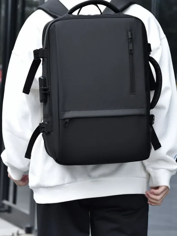 Multi-Pockets Adjustable Straps Backpack Bag - Image 5
