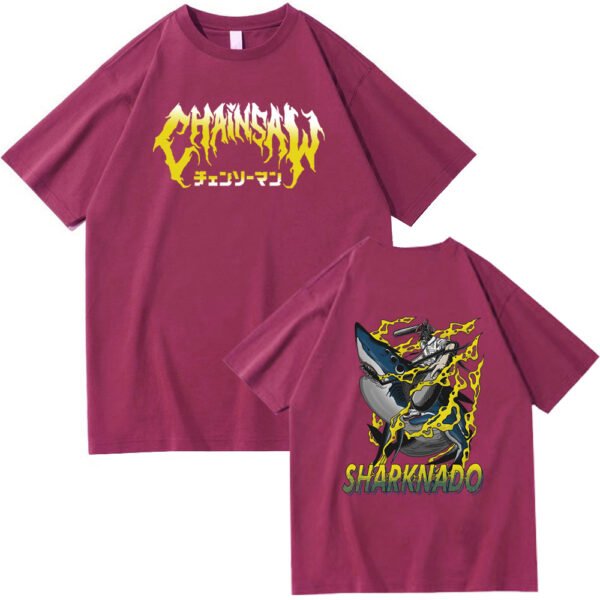 Chainsaw Man Denji Pochita Short Sleeve - Image 2