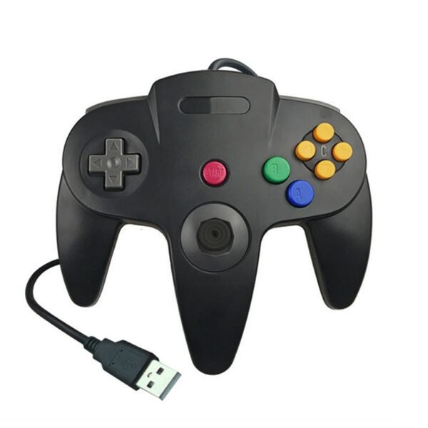 N64 USB wired game controller N64 appearance PC controller retro classic game console appearance controller - Image 4