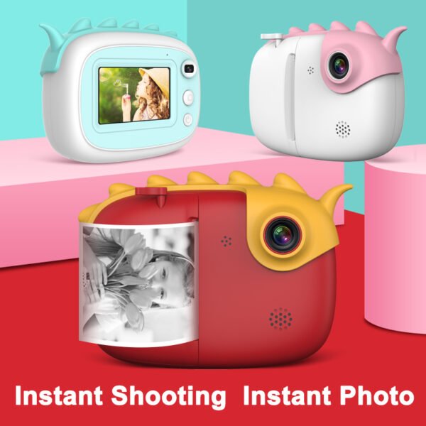 The New Shoot-And-Get High Definition Children's Camera Print Photo Camera Shoot And Get Printable DIY Graffiti - Image 3