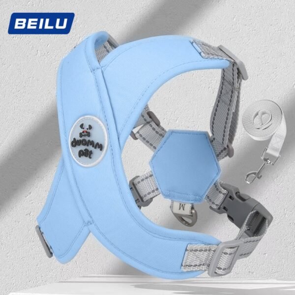 New style dog leash breathable pet chest and shoulder strap vest reflective dog leash pet leash - Image 9