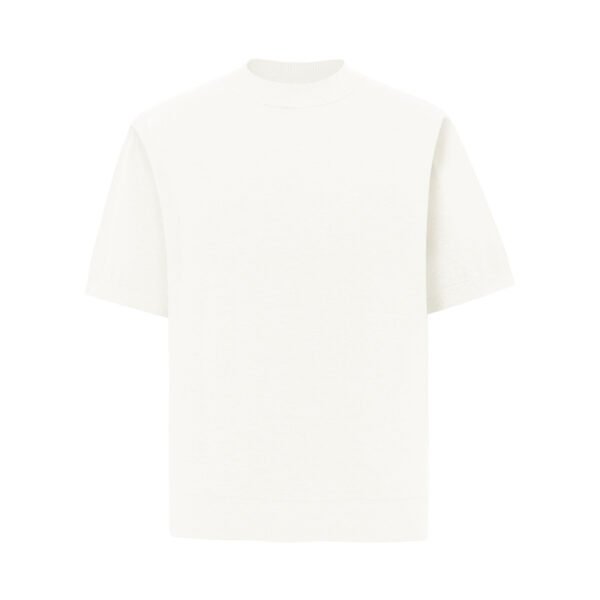 Solid color short sleeved T-shirt men's top - Image 7