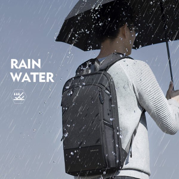Backpack Ultra Thin Backpack Men's Expandable Large Capacity Business Multi-Function Computer Waterproof Backpack - Image 6